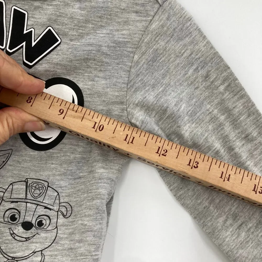 H&M Paw Patrol Long Sleeve Graphic Gray Tee Toddler 2T NEW